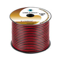Cabletech 0,2 mm-es fekete-piros hangszórókábel