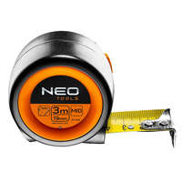 Neo Kompakt acél mérőszalag 3 mx 19 mm, automatikus leállítás, mágnes