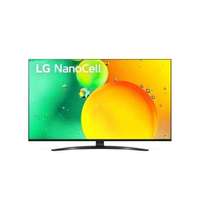 LG LG 43NANO763QA NanoCell 4K UHD Smart LED televízió, 108 cm, web OS, ThinQ AI, HDR