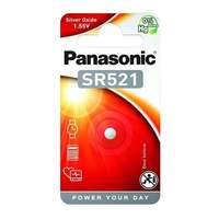 Panasonic PANASONIC óraelem (SR521, 1,55V, ezüst-oxid) 1db/ csomag