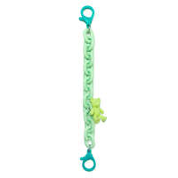 Hurtel Color Chain (rope) colorful chain phone holder pendant for backpack wallet zöld tok