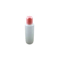  MoonbasaNails Áttetsző műanyag folyadék flakon pink kupakkal 100ml #006