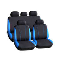 Carguard Autós üléshuzat szett - Kék / Fekete - 9 db-os