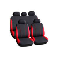 Carguard Autós üléshuzat szett - Piros / Fekete - 9 db-os