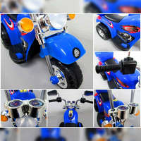 R-Sport Elektromos chopper gyerek motor - M8 - 6V - kék