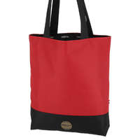 Dressa Dressa Bag női shopper táska cipzáros zsebbel - piros