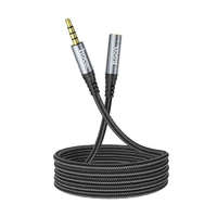 Hoco HOCO kábel 3,5 mm -es audio hosszabbító kábel apa vagy anya 1m fekete