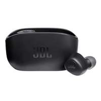 JBL JBL WAVE 100 bluetooth fülhallgató SZTEREO v5.0, TWS, extra mini + töltőtok, fekete