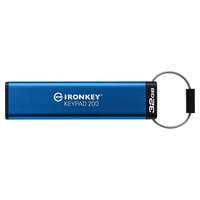 Kingston Kingston Technology IronKey Keypad 200 USB flash meghajtó 32 GB USB A típus 3.2 Gen 1 (3.1 Gen 1)...