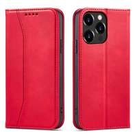 Hurtel Magnet Fancy Case tok iPhone 13 Pro Max tok pénztárca kártyatartó piros
