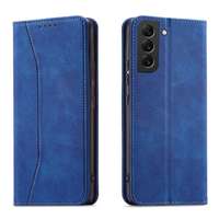 Hurtel Magnet Fancy Case tok Samsung Galaxy S22 + (S22 Plus) tok pénztárca kártyatartó kék