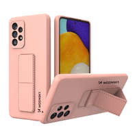 Wozinsky Wozinsky kitámasztható tok Rugalmas szilikon állvány Samsung Galaxy A73 rózsaszín