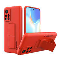 Wozinsky Wozinsky kitámasztható tok Rugalmas szilikon állványtok Xiaomi Poco M4 Pro 5G piros