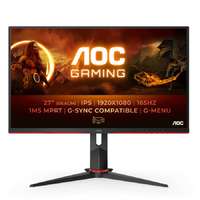 AOC AOC 27G2SPU Gaming 165Hz IPS Monitor, 27", 1920x1080, 16:9, 250cd/m2, 1ms, 2xHDMI/DP/VGA/4xUSB, P...