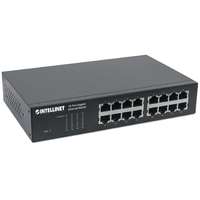Intellinet Network Solutions Intellinet 561068 Switch L2 Gigabit Ethernet (10/100/1000) 1U Fekete