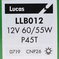 LUXLINE spol. s r.o. Lucas Standard H4 autóizzó 12V 60/55W, dobozos 1 darab