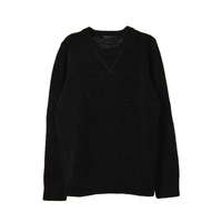 Sisley Sisley fekete bársony fiú pulóver – 140 cm