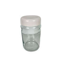 JAV Fűszertartó üveg, műanyag tetővel 1,4 literes fehér (V)