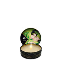 SHUNGA Erotic Art Shunga Mini Massage Candle 30ml/1oz Zenitude / Exotic Green Tea- Zöld tea illatú masszázsgyertya