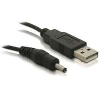 Delock DeLOCK USB cable Power-Kabel,3,1mm Hohlst. Fekete 1,5 M USB A