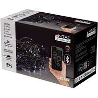 Entac Entac Karácsonyi IP44 Fényfüzér 120 LED WW 9m BT aplikáció