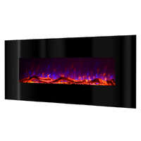  Elektromos fali kandall&oacute; Madrid Led, Art Flame, 550*1280*140 mm, 1500 W, Szines l&aacute;n...