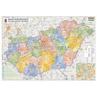 Stiefel Magyarország közigazgatása térkép eltérő járás színezéssel