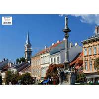 Stiefel Sopron tányéralátét könyöklő + hátoldalon Sopron várostérképe