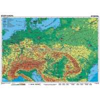 Stiefel Közép-Európa, domborzati + vaktérkép DUO