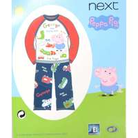 Next next pizsama Peppa Pig vonatos 4-5 év (110 cm)