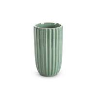 Eurofirany Arina kerámia váza Zöld/bézs 12x12x20 cm