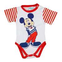 Disney Disney rövid ujjú Body - Mickey Mouse #fehér-piros - 68-as méret