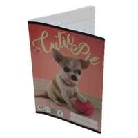 Lizzy Card A/5 vonalas Füzet 12-32 (3.osztályos) - Kutya #rózsaszín