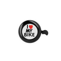 TFO Bicikli csengő Imádom a biciklim fekete