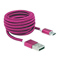 Micro SBOX USB-10315P USB kábel 1,5 M USB 2.0 USB A Micro-USB B Rózsaszín