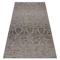 My carpet company kft Fonott sizal floorlux szőnyeg 20211 ezüst / FEKETE 200x290 cm