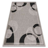 My carpet company kft Fonott sizal floorlux szőnyeg 20078 ezüst / fekete 200x290 cm