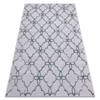 My carpet company kft Modern MEFE szőnyeg 8504 Virágok - sötétszürke 200x290 cm