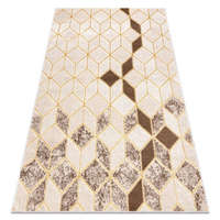 My carpet company kft Modern MEFE szőnyeg B400 Kocka, geometriai 3D - krém / bézs 120x170 cm