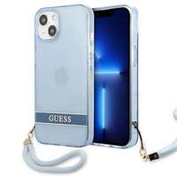 Guess Guess GUHCP13SHTSGSB iPhone 13 mini 5,4 "kék kemény tok áttetsző Stap