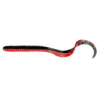  Rib worm 10.5cm 5g red n black 8pcs