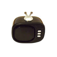  ?Mini retro TV formájú Bluetooth hangszóró és zenelejátszó / kihangosító telefontartóval (M8)