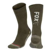 Fox Fox green / silver thermolite long sock eu 40-43 zokni