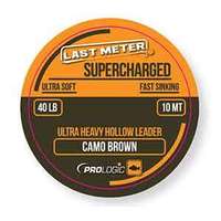  Supercharged hollow leader 7m 50lbs camo brown