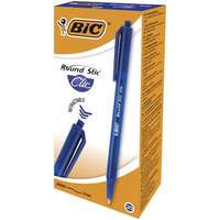 BIC BIC Golyóstoll, 0,32 mm, nyomógombos, BIC "Round Stic Clic", kék