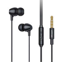 Jack Vipfan M16 vezetékes fülhallgató/headset 3,5 mm-es jack csatlakozóval - Fekete