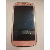 Samsung Samsung I9300 Galaxy S3 rózsaszín/pink gyári LCD + érintőpanel kerettel