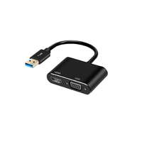  USB-s HDMI+VGA átalakító