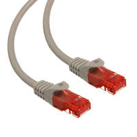 Maclean MCTV-300 S 47257 Kábel, patch kábel, UTP cat6, dugós csatlakozó, 0,5 m szürke