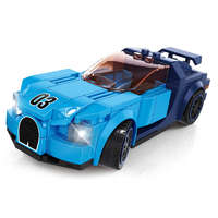 WANGE WANGE® 2873 | legó kompatibilis építőjáték | 139 db építőkocka | Supercar kék sportkocsi
